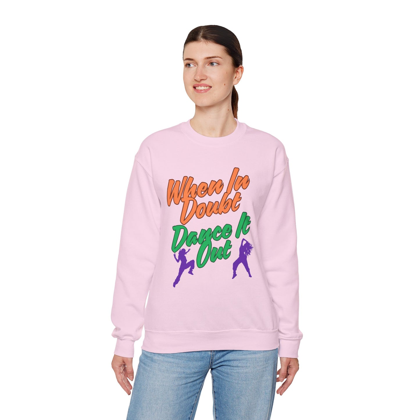 When In Doubt, Dance It Out. Unisex Heavy Blend™ Crewneck Sweatshirt