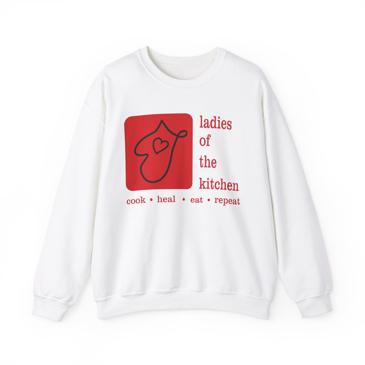 Ladies Of The Kitchen Sweatshirt. Unisex Heavy Blend™ Crewneck Sweatshirt