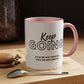 Motivational Coffee Mug | Keep Going You're Not Behind You're Becoming. - Perfect Gift for Inspiration and Daily Motivation