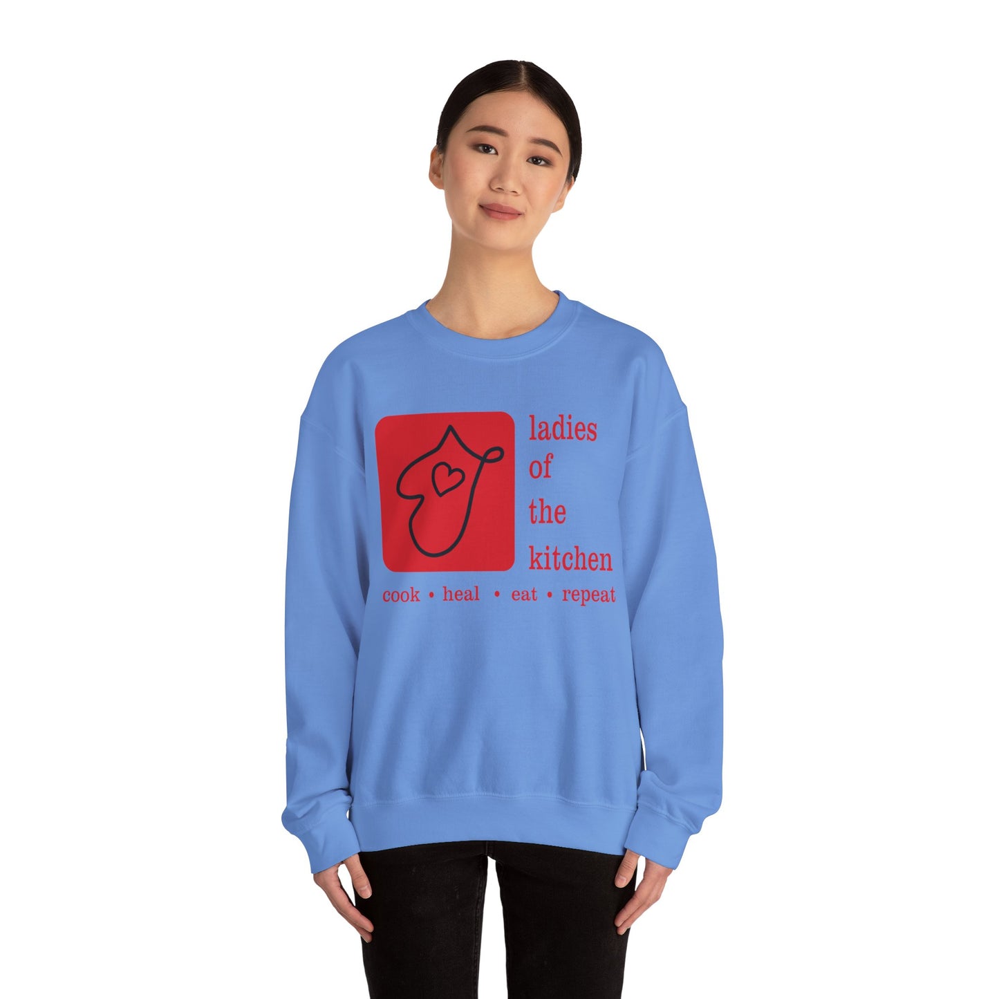 Ladies Of The Kitchen Sweatshirt. Unisex Heavy Blend™ Crewneck Sweatshirt