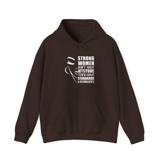 Strong Women Have Boundaries!  Unisex Heavy Blend™ Hooded Sweatshirt