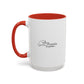 Dramatic Confident Women Mug. Accent Coffee Mug (11, 15oz)