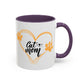 Cat Mom Accent Coffee Mug - Perfect Gift for Cat Lovers, 11 & 15oz