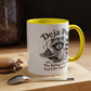 Funny Deja Poo Coffee Mug - Cute Raccoon Design for Animal Lovers