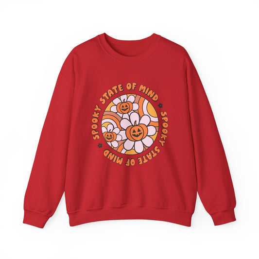 Spooky State Of Mind Sweatshirt Design. Unisex Heavy Blend™ Crewneck Sweatshirt