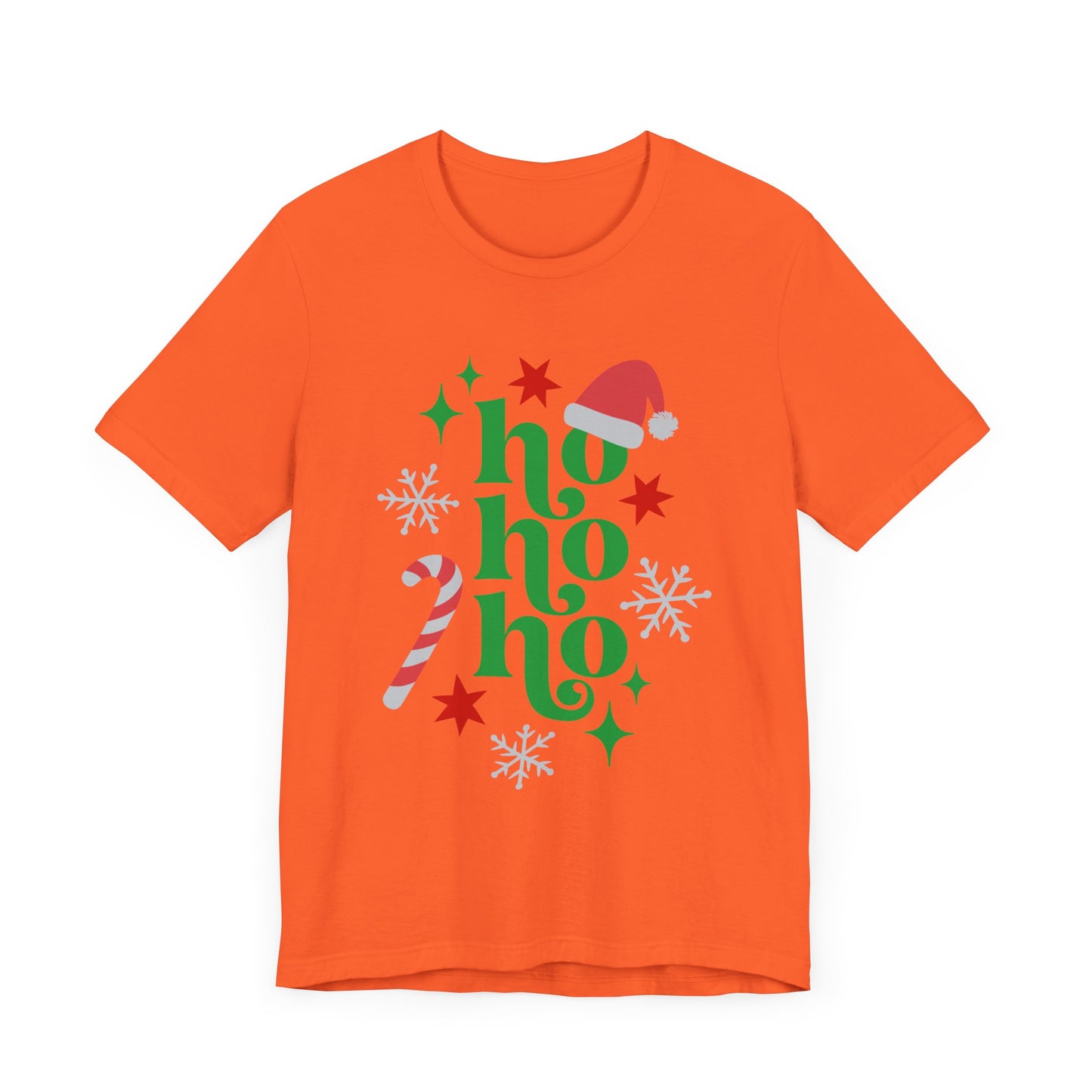 Christmas HO HO HO Unisex Jersey Short Sleeve Tee