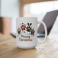 Meowy Christmas Xmas Coffee Mug. Ceramic Mug, (11oz, 15oz)