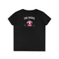 Sisters For A Cure. V-Neck Tee for Creative Souls, Customizable Graphic Shirt, Gift for Artists, Casual Wear, Everyday Fashion