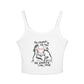 Her Strength My Paw Her Journey Our Story Dog . Women's Spaghetti Strap Tank Top