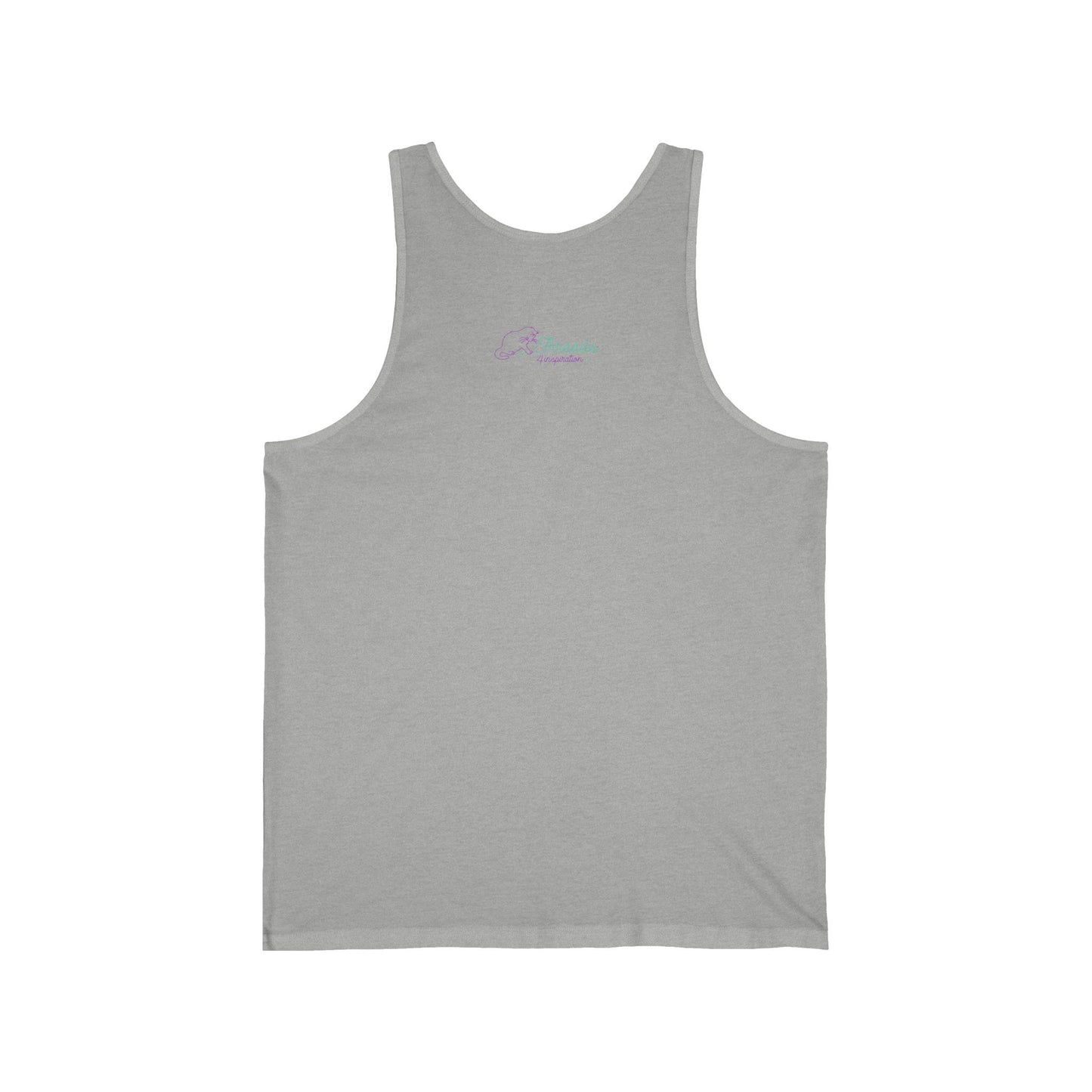 Women Belong Where Decisions Are Being Made. Lead-Empower-Change. Unisex Jersey Tank